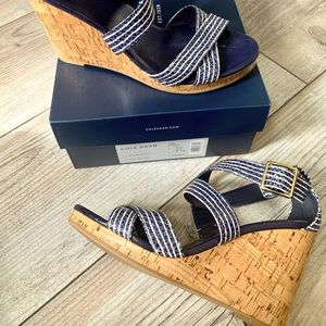 EUC!  Worn once! Cole Haan Jillian wedge size 7.5